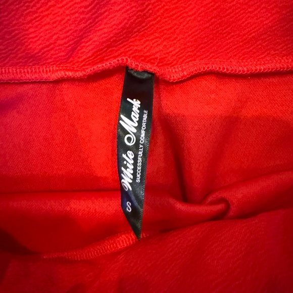 Flowy Red Midi Skirt - Picture 2 of 3